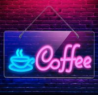 LED Neon Schild Kaffee Leuchtreklame Bar Wandbeleuchtung Lampe Hessen - Bebra Vorschau