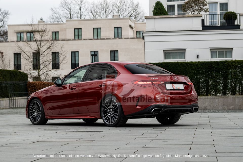 Luxuriöser Mercedes Benz C200 AMG zu vermieten! Autovermietung! in Hamburg