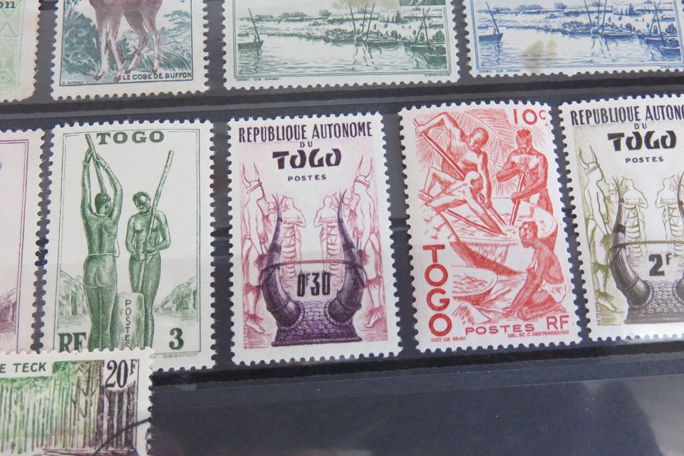 Briefmarken Konvolut Tanger Togo in Eging am See