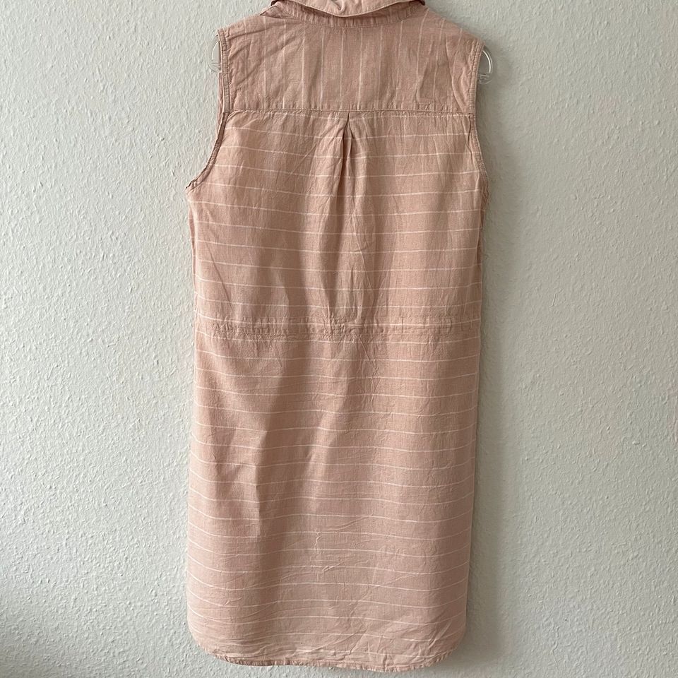 Esmara Kleid Leinen rosa Apricot weiß Sommer 42 H&M in Oldenburg