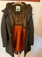 Leinen Parka Mantel gefütterter Wintermantel Only XL Khaki 42 Bayern - Sontheim Vorschau