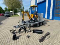 Minibagger BK1250JS + Tieflader + Zubehör *15.399€ NETTO*KUBOTA*BERGER KRAUS*JOYSTICK*SOFORT!* Hessen - Kassel Vorschau