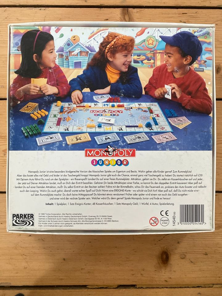 Spiel Monopoly Junior von Parker in Freden