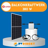 Balkonkraftwerk 380 Watt LUXEN Solar Hoymiles HM-400 PV-Anlage Bayern - Gunzenhausen Vorschau