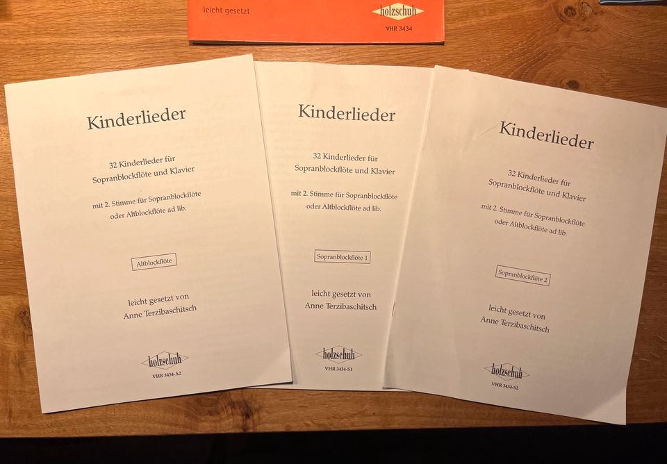 Kinderlieder f. Sopranblockflöte & Klavier (Anne Terzibaschitsch) in Berlin