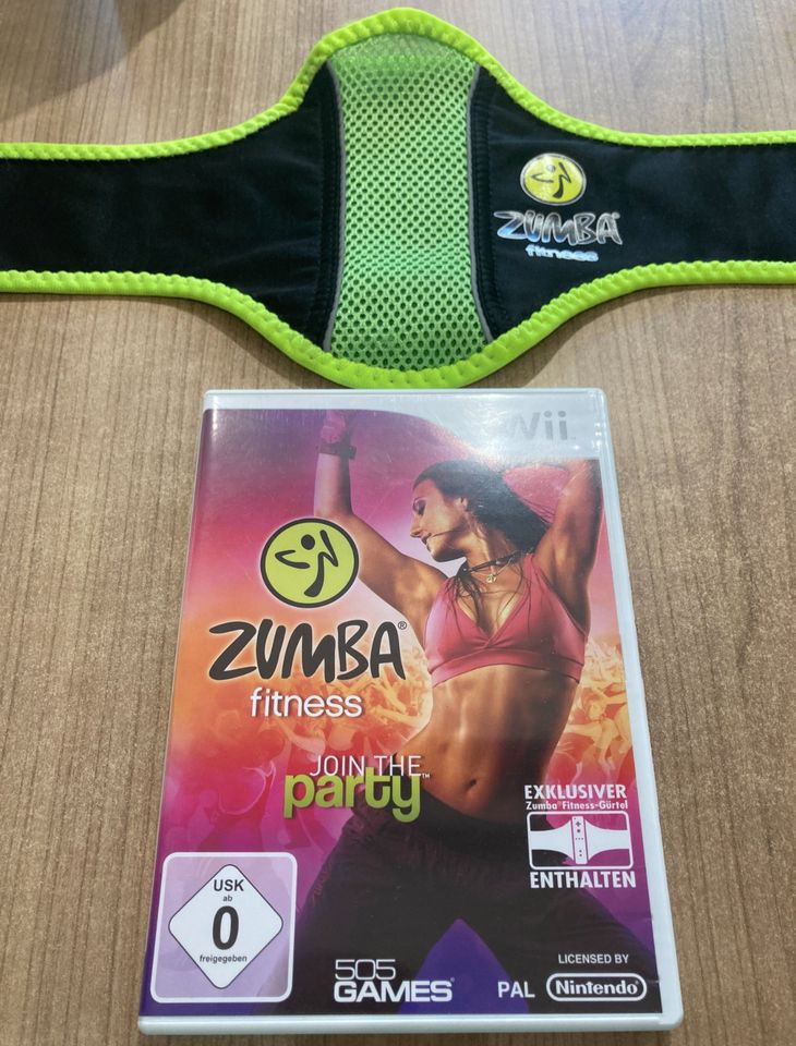 Nintendo Wii ZUMBA Fitness mit Zumba Fitnessgürtel in Neustadt an der Weinstraße