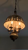 Lampe Leuchter Antiquität aus Porzellan mit Blumenmuster antik München - Sendling-Westpark Vorschau