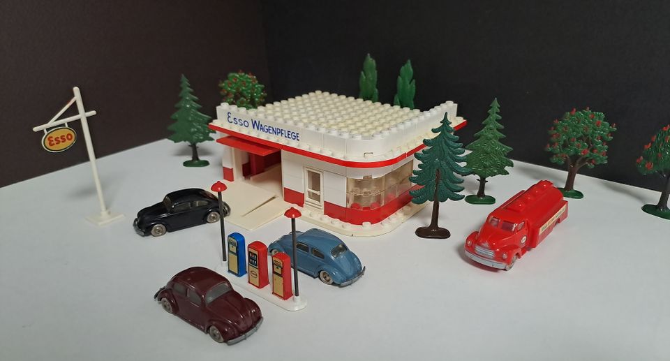Alte Lego Tankstelle 310 vintage, 50er Jahre, Fiftie´s, sehr gut in Essen