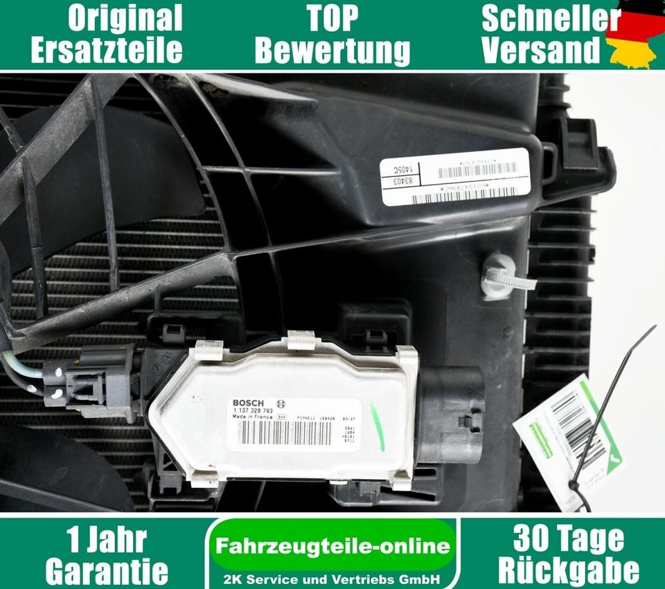 Dodge Dart SE 2015 68189127AA Kühlerpaket Motorlüfter Motorkühler in Eilenburg