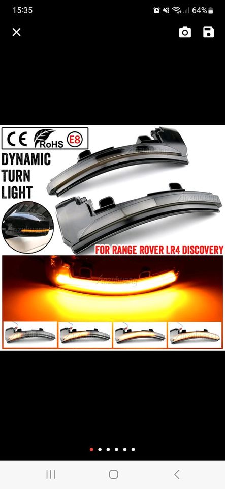 Land Rover Range Rover Evoque Discovery Blinker LED Lauflicht in Garbsen