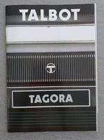 Talbot Tagora Prospekt 1981 Baden-Württemberg - Reutlingen Vorschau