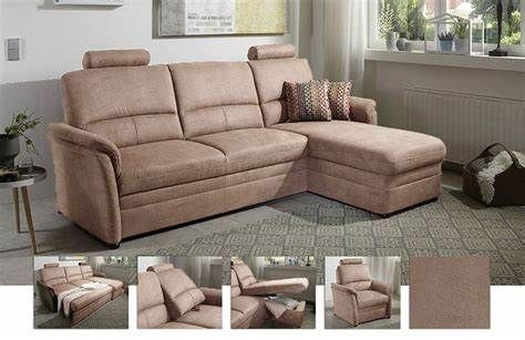 0% FINANZIERUNG NEU - INDIVIDUELL PLANBARE Eckcouch Wohnlandschaft Funktions - Couch FEDERKERN Sofa Canape Sessel in Pampow