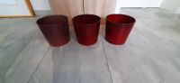 3x Blumen Pot Übertopf 17cm Dark Red Essen-West - Holsterhausen Vorschau