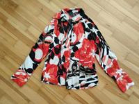Bluse langarm Bonita Größe 44 schwarz rot weiß Muster Bayern - Erlangen Vorschau