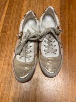 Ara Soft Damenschuhe beige/Gold verziert Grösse40 Niedersachsen - Rastede Vorschau