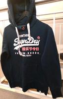 Dunkelblauer Kapuzenpullover v. Superdry, Hoodie, Gr. L, Damen Niedersachsen - Seesen Vorschau