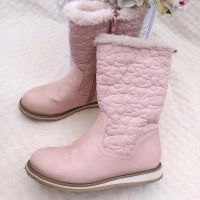 ❤ H&M ❤ kuschelig warme Wimrerstiefel Herz gesteppt Plüsch warm k Hessen - Solms Vorschau