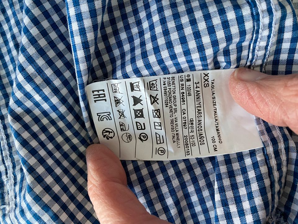 Jungen Hemden Größe 98/104 Benetton, LC Waikiki C&A in Hohenstein