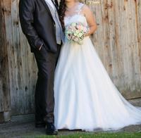 Brautkleid Gr. 40 farbe champagner Kleid Hochzeit hochzeitsklei Nordrhein-Westfalen - Nordwalde Vorschau