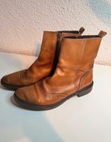 Stiefel braun Absatz Schuhe Leder Dresden - Wilschdorf Vorschau