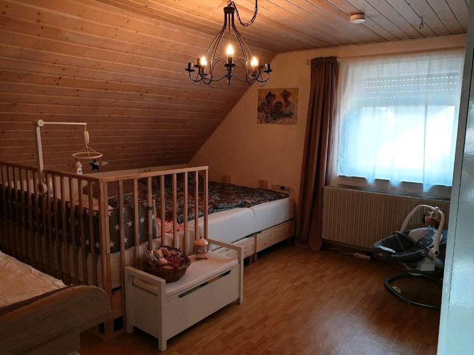 XXL Bett , Familienbett mit Rausfallschutz vom Schreiner in Greußenheim