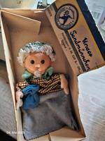 Alter DDR Sandmann seltene Holzhandspielpuppe Originalverpackung Sachsen - Geithain Vorschau