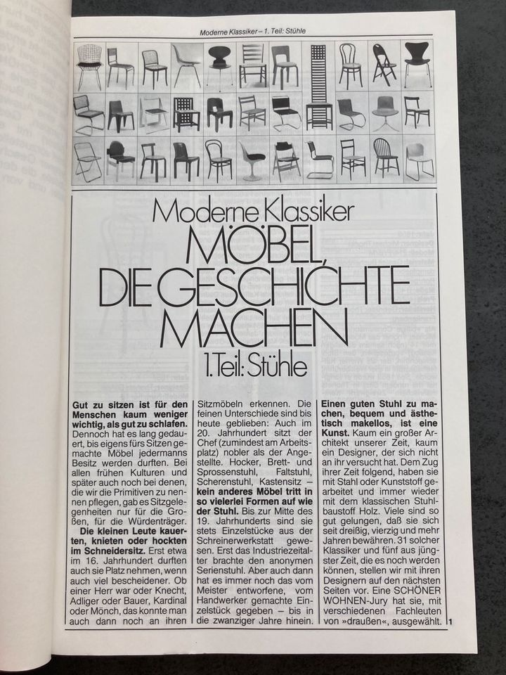 Moderne Klassiker MOBEL DIE GESCHICHTE MACHEN Design in Unna