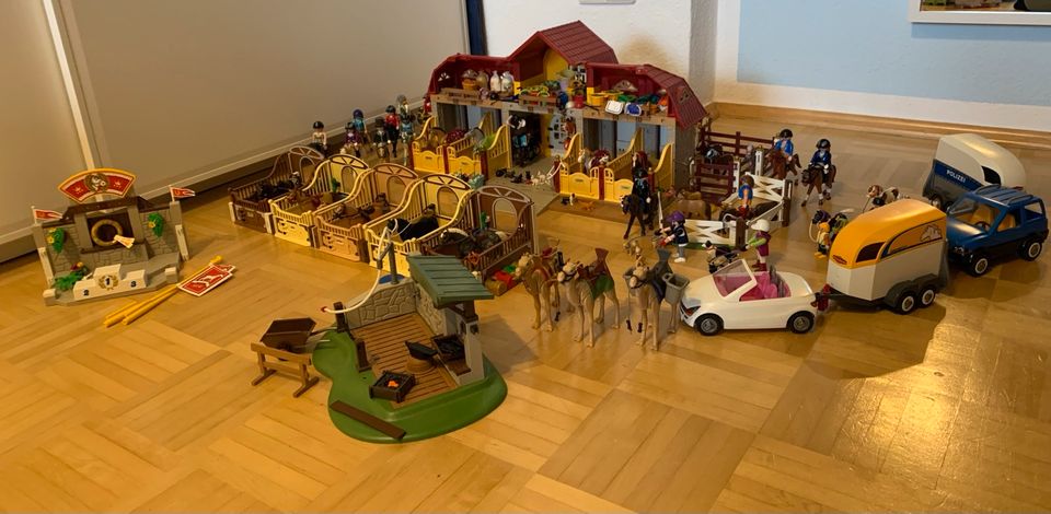 Playmobil - Reiterhof mit komplettem Zubehör in Dessau-Roßlau