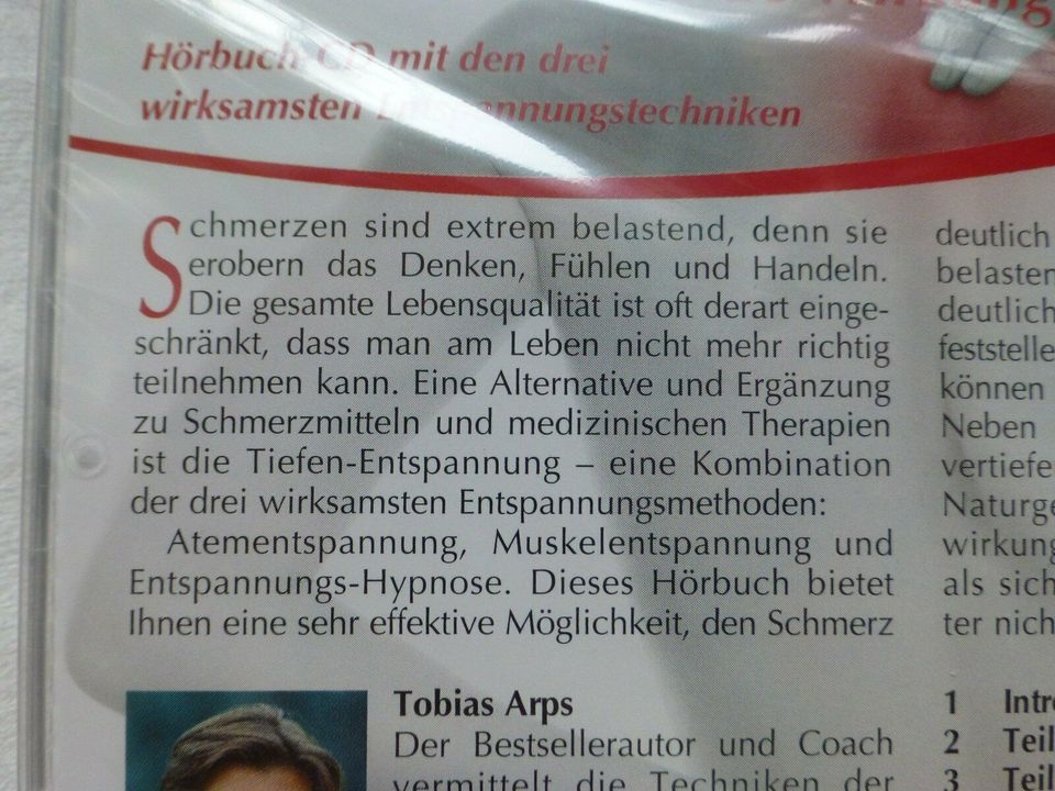 Mit Tiefen-Entspannung den Schmerz sofort reduzieren, Tobias Arps in München