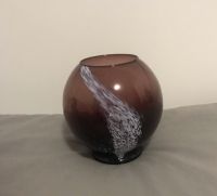 Vase lila,Muster, rundlich, echt Handarbeit! Baden-Württemberg - Freiburg im Breisgau Vorschau