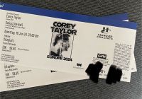 2 Corey Taylor Tickets Hannover 18.06.2024 Kreis Ostholstein - Eutin Vorschau