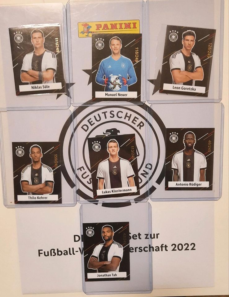 Panini Sticker WM 2022 in Oberhaid