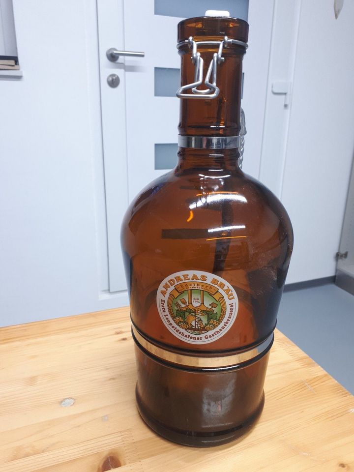 Bügelflasche, Bierflasche, Andreasbräu in Graben-Neudorf