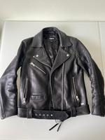 schwarze Lederjacke von Tigha Bayern - Hallbergmoos Vorschau