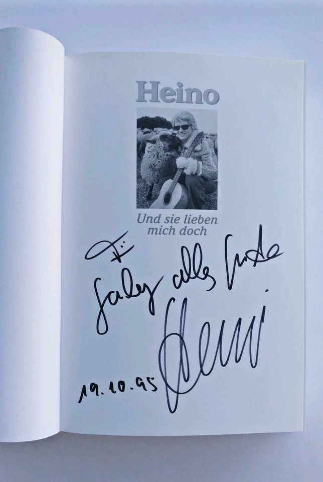 Heino Und die lieben mich doch Die Autobiografie Buch signiert in Heilbronn