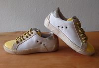 ☀️ MELINE Sneaker Turnschuhe Leder weiß gelb 36 NEU Münster (Westfalen) - Centrum Vorschau