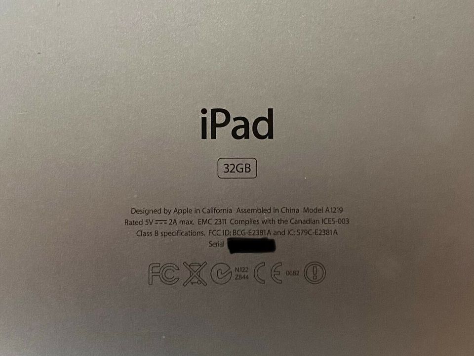 ❗️❗️iPad 1. Generation 32 GB A1219 inkl.Silikonschutzhülle❗️ in Lehre