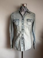 Clockhouse Hemd Bluse langarm denim Jeansoptik blau 36 Bayern - Würzburg Vorschau