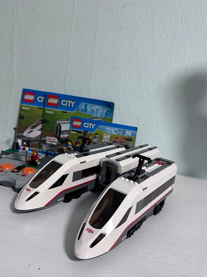 Lego City, Hochgeschwindigkeitszug 60051 Komplett in Werne