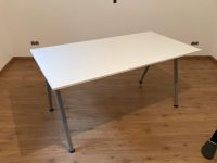 Schreibtisch, weiß, gebraucht, 160 × 90 cm Hessen - Burgwald Vorschau