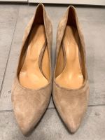 Wildleder high heel beige Gr.41 Bayern - Unterhaching Vorschau