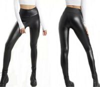 Sexy Leder  Leggins Wetlook Hose Hohe Taille S M L XL XXL Hessen - Bebra Vorschau