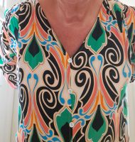 Sommerbluse retro paysly Schlupfbluse viscose bluse xl, 48 bunt Schleswig-Holstein - Sommerland Vorschau