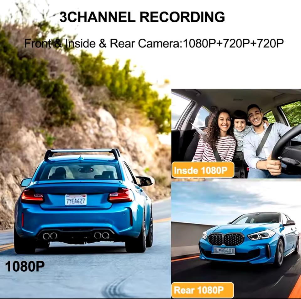 Dash Cam für Vorder- & Innenkamera (64GB Speicherkarte geschenkt) in Gießen