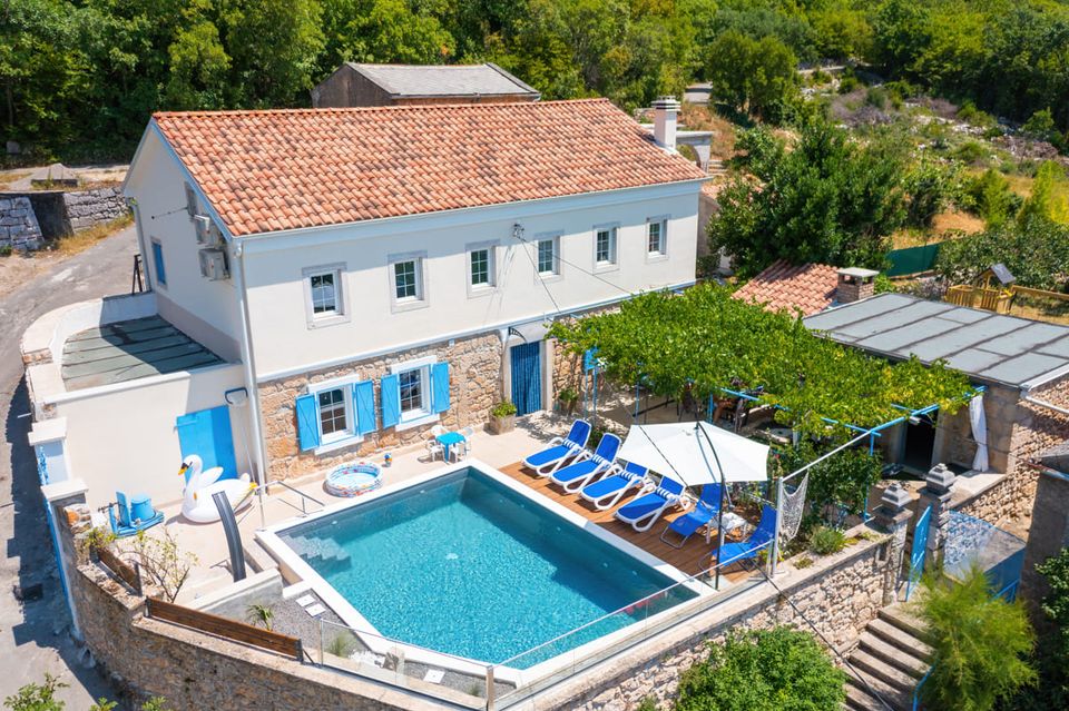 Ferienhaus-Villa Kroatien/ Kvarner 10 P. POOL ab 1149,- €/Woche in Stuttgart