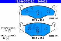 VW Golf Jetta Passat SEAT Bremsbelagsatz Scheibenbremse ATE Nordrhein-Westfalen - Wenden Vorschau