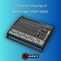 20 Kanal Mischpult Mixer Mieten Behringer PMP 6000 Vermietung Sachsen - Chemnitz Vorschau