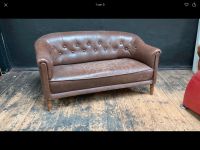 Chesterfield 2-Sitzer Ledersofa Hamburg - Altona Vorschau