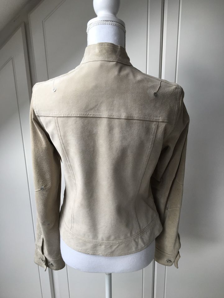 Wildleder Jacke von Mexx, beige, Gr. 38 in Berlin