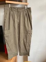 someday Cargo Hose cropped Baumwolle oliv khaki 42 XL Hannover - Mitte Vorschau